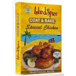 Island Spice Coat & Bake for CHICKEN   THREE 8oz Boxes  