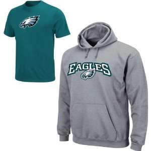  NFL Philadelphia Eagles Big & Tall Hood & T Shirt Combo 