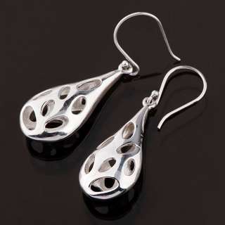925 Sterling Silver Dangle Chandelier Earrings Teardrop  