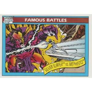 Silver Surfer vs. Mephisto #96 (Marvel Universe Series 1 Trading Card 