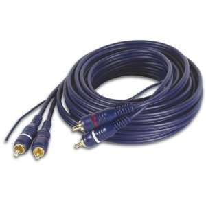  RCA MALE + EARTHING CABLE, GOLD PLATED, 16.4ft: Home Improvement
