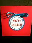   Cat in the Hat Birthday Party or Baby Shower Invitations w/ envelopes