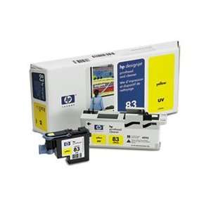  C4963A (HP83) UV Printhead & Cleaner, UV Yellow