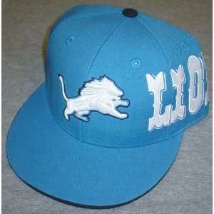  Nfl Detroit Lions Fitted Hat Size 7 1/8