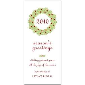  Business Holiday Cards   Bay Wreath By Studio Basics 
