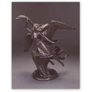 Bronze Leda & the Swan Sculpture 
