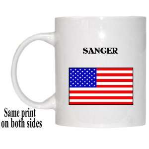  US Flag   Sanger, California (CA) Mug 