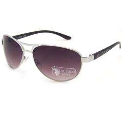   Womens Kiawah Silver/Black Aviator Sunglasses  