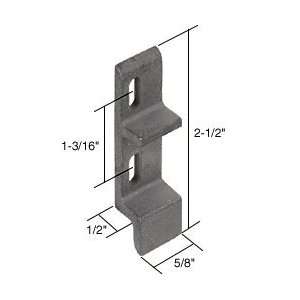  CRL 5/8 Wide Aluminum Lock Keeper; 1 3/16 Screw Holes by 