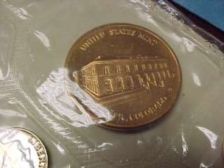 1972 DENVER U.S. MINT 1st YEAR SOUVENIR SET EXCELLENT CONDITION COINS 