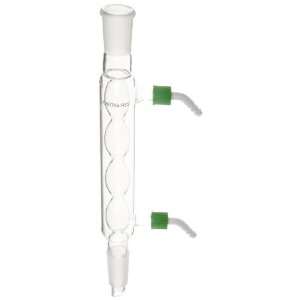Chemglass CG 1206 HC 01 Glass Allihn Condenser with Removable Hose 
