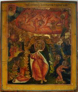 ANTIQUES ORTHODOX RUSSIAN ICONS 19TH CENTURY  