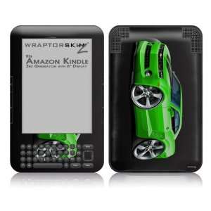  2010 Camaro RS Green skin (fits  Kindle Keyboard 3G 