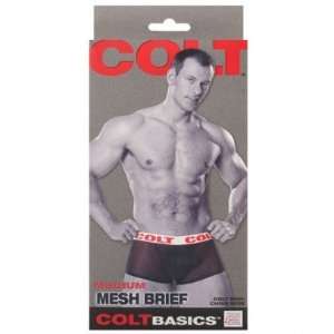  Colt basics mesh brief md black: Health & Personal Care