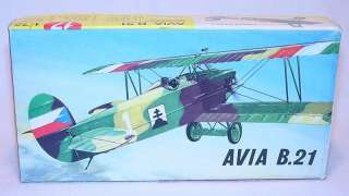 KP Model 1:72 WWII AVIA B 21 Fighter Plane Kit MIB`70!  