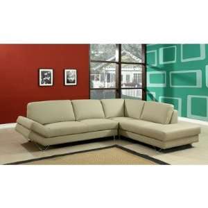   SF Catalina Two Piece Bonded Leather Sectional Sofa Furniture & Decor