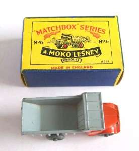 MATCHBOX MOKO LESNEY 6a QUARRY TRUCK, 1955, RARE!  