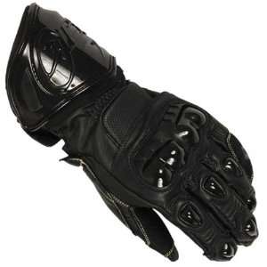  Fieldsheer Circuit 2.0 Black Motorcycle Gloves   Size  XL 