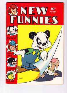 New Funnies 80 Andy Panda & Oswald Cover Dell File Copy  