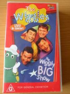 The Wiggly Big Show ~ The Wiggles Live in Concert ~ VHS  