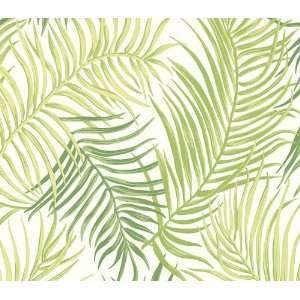  White Tropical Palms Wallpaper