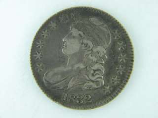   image year mint 1832 description of item 50c bust half dollar