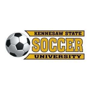  DECAL B KENNESAW STATE UNIVERSITY SOCCER BAR SERIES   9 x 