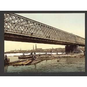  Railway bridge, Riga, Russia, (i.e., Latvia),c1895