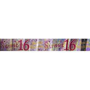  Sweet 16 Party Banner 2.6m Approx.: Everything Else