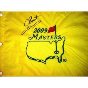   Greg Norman & Chris Everett   Autographed Pin Flags