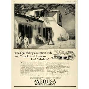   Cement Ojai Valley Country Club   Original Print Ad