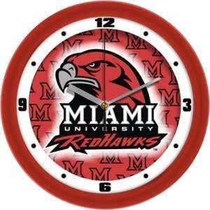  Miami Ohio Redhawks NCAA Dimension Wall Clock Sports 