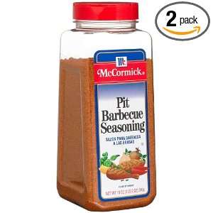 McCormick Barbeque Pit Seasoning, 18 Ounce Plastic Bottle (Pack of 2)