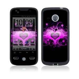  HTC Droid Eris Skin Decal Sticker   Glowing Love Heart 
