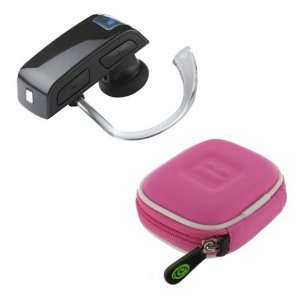  BlueAnt Z9 Bluetooth Headset with Magenta Hard Shell 