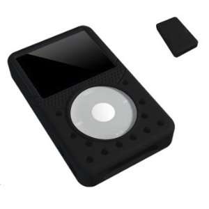 60GB / 80GB iPod Video Wrap Silicone Case by iFrogz   Thick Black 