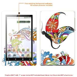   Skin skins Sticker for Creative ZiiO 7 Inch tablet case cover ZiiO7 6
