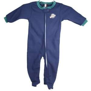 Utah Jazz Infant Fleece Blanket Sleeper (Navy):  Sports 