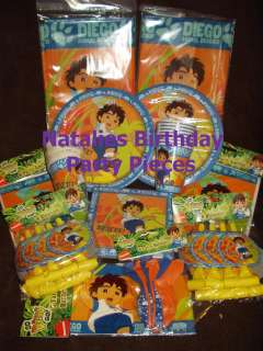 Go Diego Go Birthday Party Tableware ALL Items Here!  