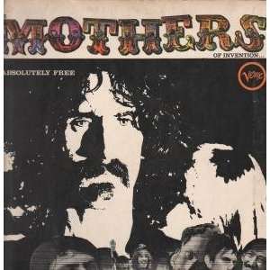   ABSOLUTELY FREE LP (VINYL) UK VERVE 1967 MOTHERS OF INVENTION Music
