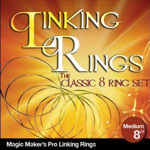   Inch Set of 8 Rings with DVD By Magic Makers, Inc. 