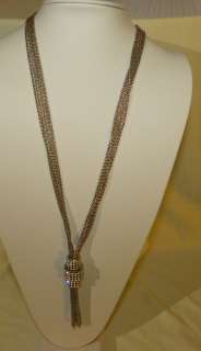 Cara Round Chain Y Necklace silver tone on sale $78.00  