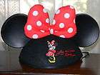 Disney MINNIE MOUSE EAR HAT Red Halloween One Size NEW