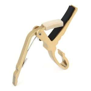  Quick Change Guitar Capo for Acoustic Electric Guitar Gold 