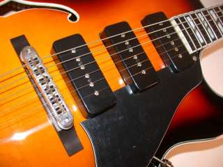 Dean Sunburst Palomino Electric Guitar, 3 P 90 Pickups  