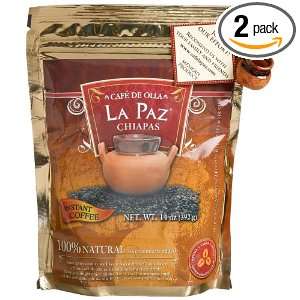 Cafe La Paz Instant Coffee, Mexican Style With Brown Sugar Cane And 