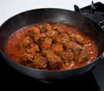 Add a jar of pasta sauce and leave the meat balls to simmer for 15 20 
