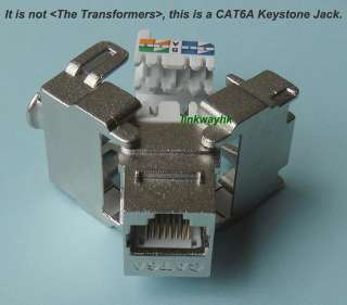 News   For this CAT6A Shielded Keystone Jack
