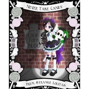  Never Take Candy From Stranger by Chrissy Clark 8x10 