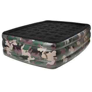   Camouflage Queen Flock Top Raised air bed PUR 8508CDB 